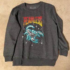 By Kelianne Fearless Crewneck Charcoal Heather